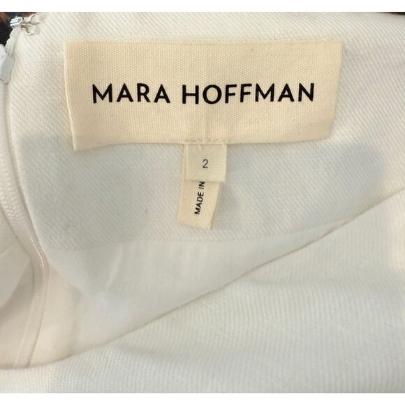 Mara Hoffman Namari Midi Dress In White - Size 4 - Picture 7 of 9